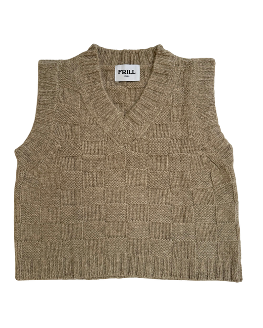 Puzzle Vest - Oatmeal