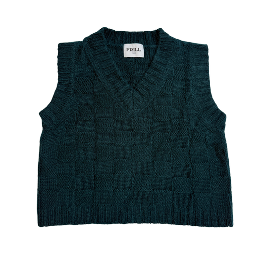 Puzzle Vest - Midnight Green