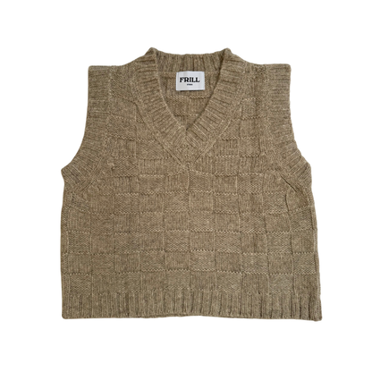 Puzzle Vest - Oatmeal