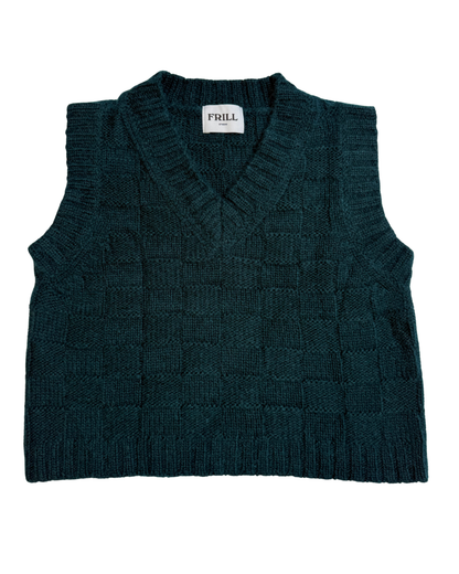 Puzzle Vest - Midnight Green