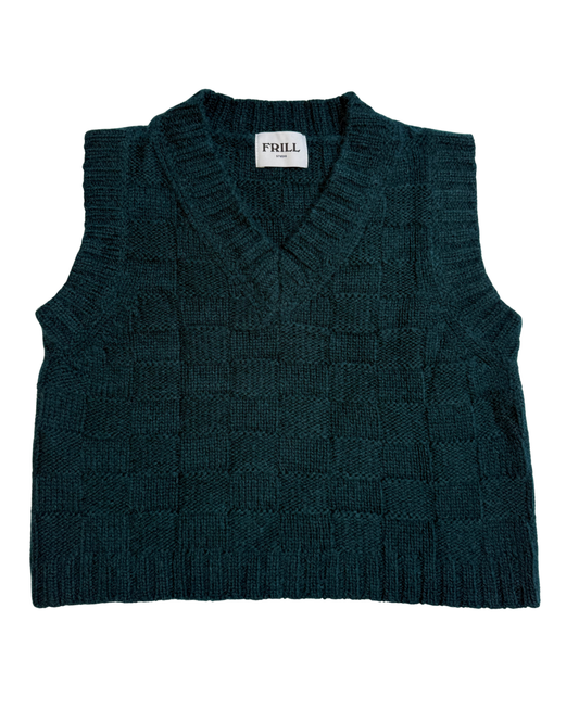 Puzzle Vest - Midnight Green