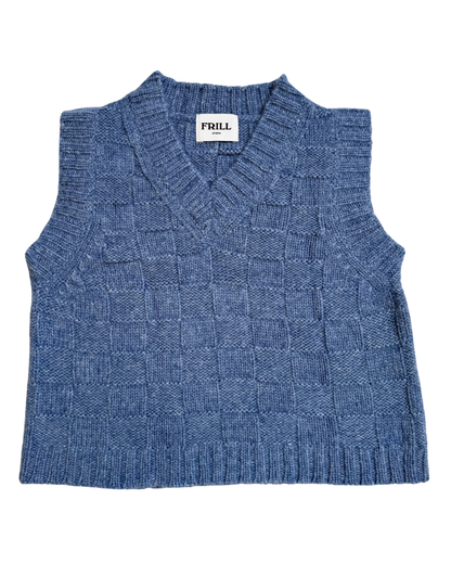 Puzzle Vest - Sky Blue