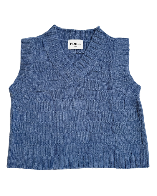 Puzzle Vest - Sky Blue